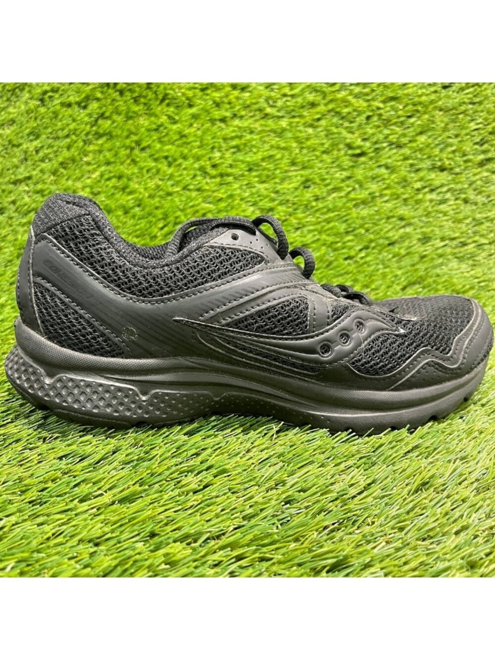 Saucony Grid Cohesion 10 Womens Size 7.5 Black Athletic Running Shoes Sneakers